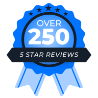 Over 250 5 Star Reviews Over 250 5 Star Reviews